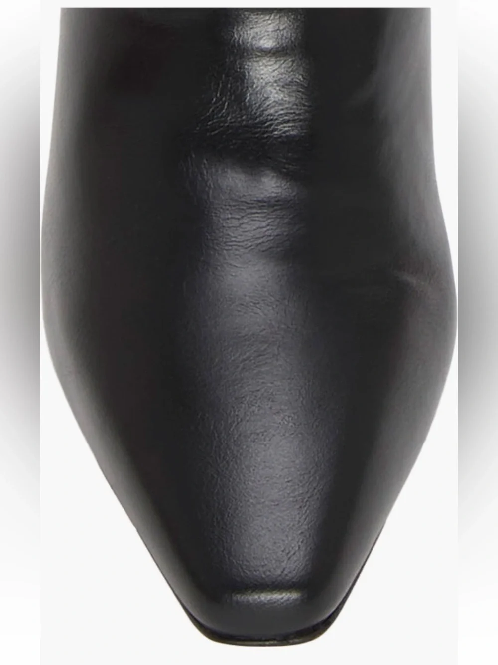 Vince Camuto Black Leather Knee High Block Heel Boots Sz 7.5 Wide Calf NWB